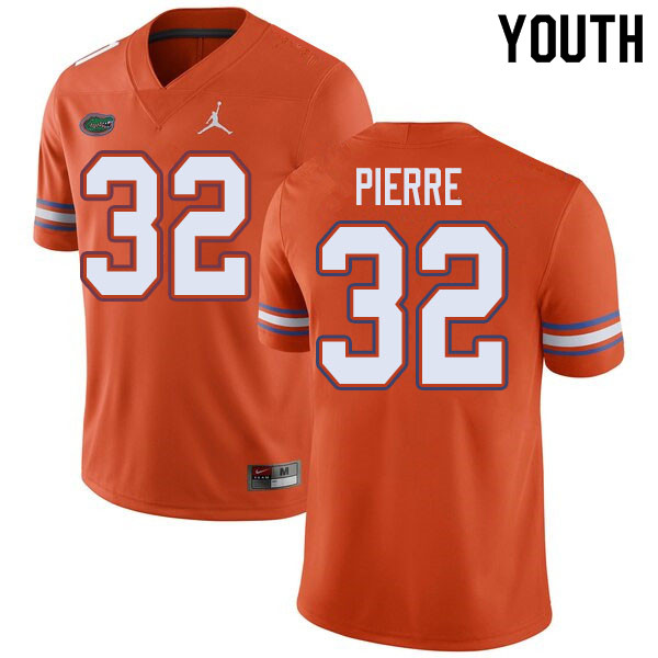 Jordan Brand Youth #32 Jesiah Pierre Florida Gators College Football Jerseys Sale-Orange - Click Image to Close